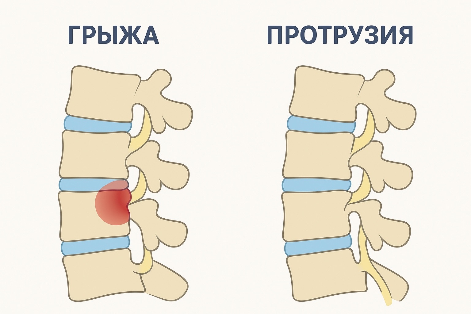 Грыжа или протрузия grizha ili protruzia